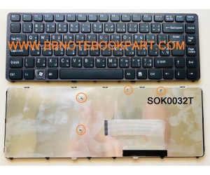 Sony Keyboard คีย์บอร์ด  VAIO  VGN-NW   VGNNW  Series ภาษาไทย อังกฤษ